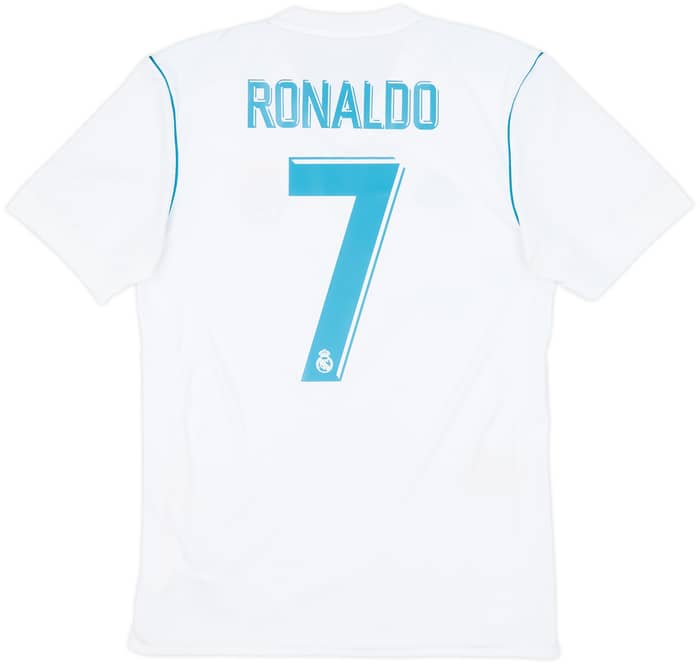2017-18 Real Madrid Home Shirt Ronaldo #7 - 7/10 - (S)