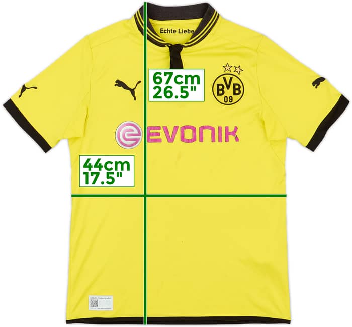 2012-13 Borussia Dortmund Home Shirt - 5/10 - (XL.Boys)