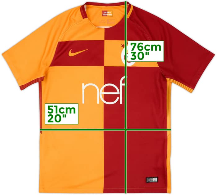 2017-18 Galatasaray Home Shirt #8 - 5/10 - (M)