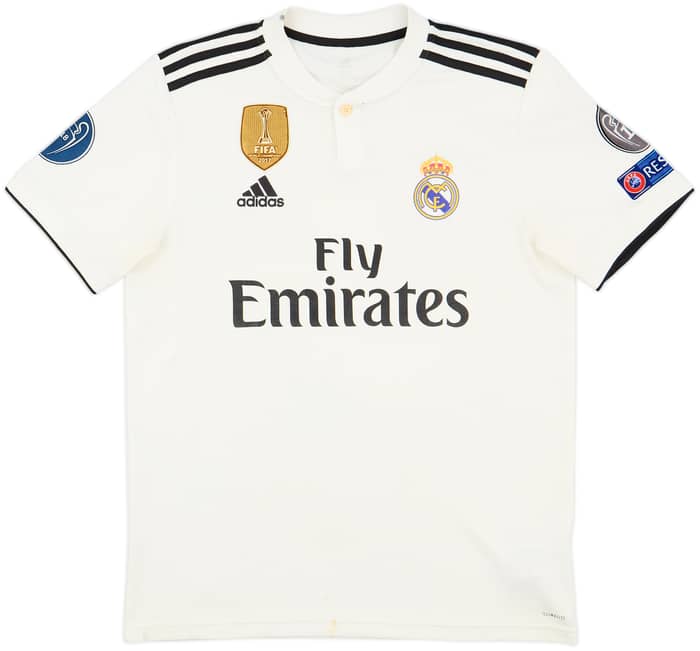 2018-19 Real Madrid Home Shirt Zidane #5 - 6/10 - (M)