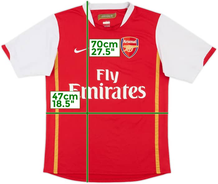 2006-08 Arsenal Home Shirt - 5/10 - (S)