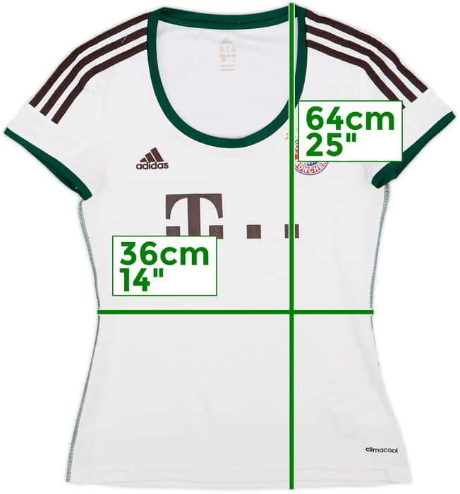 2013-14 Bayern Munich Away Shirt - 8/10 - (Women's S)