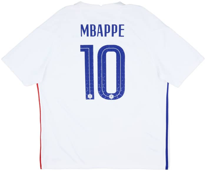 2020-21 France Away Shirt Mbappe #10 - 7/10 - (XL)