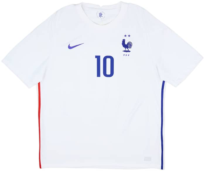 2020-21 France Away Shirt Mbappe #10 - 7/10 - (XL)