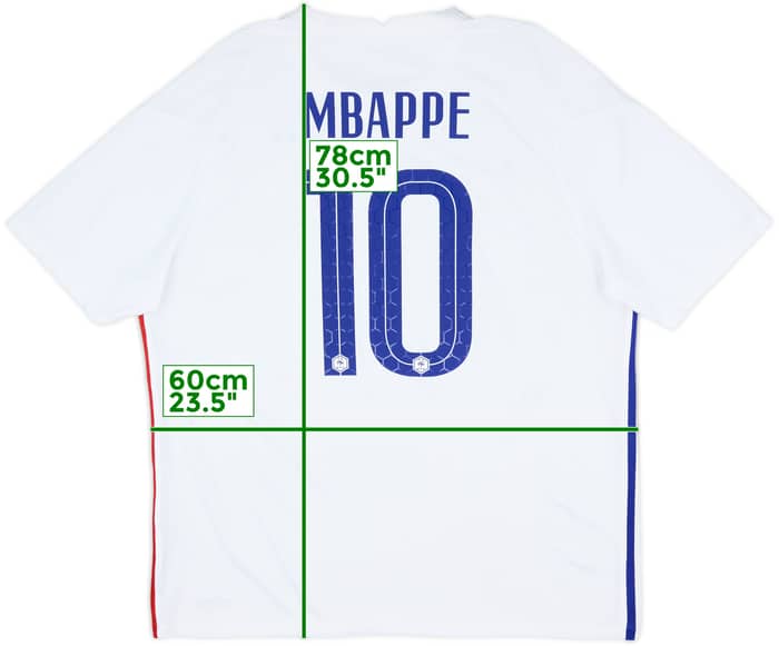 2020-21 France Away Shirt Mbappe #10 - 7/10 - (XL)