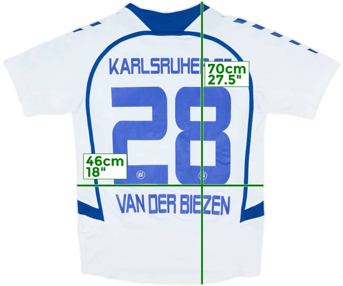 2013-14 Karlsruhe Away Shirt Van Der Biezen #28 - 6/10 - (S)