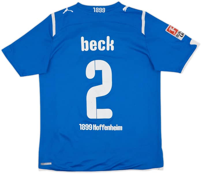 2009-11 TSG Hoffenheim Home Shirt Beck #2 - 7/10 - (XL.Boys)