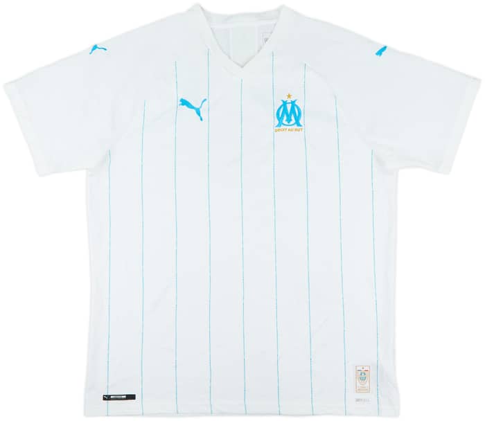 2019-20 Olympique Marseille Home Shirt - 6/10 - (XL)