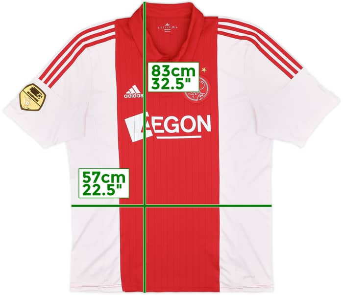 2014-15 Ajax Home Shirt Reinders #9 - 4/10 - (XL)