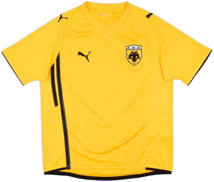2010-11 AEK Athens Home Shirt - 7/10 - (L)