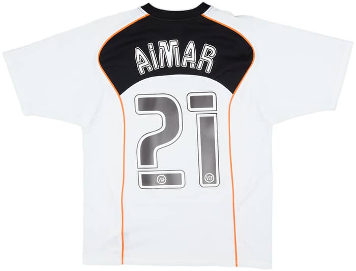 2004-05 Valencia Basic Home Shirt Aimar #21 - 7/10 - (M)