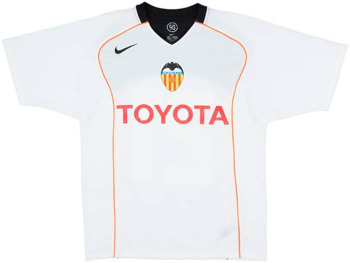 2004-05 Valencia Basic Home Shirt Aimar #21 - 7/10 - (M)