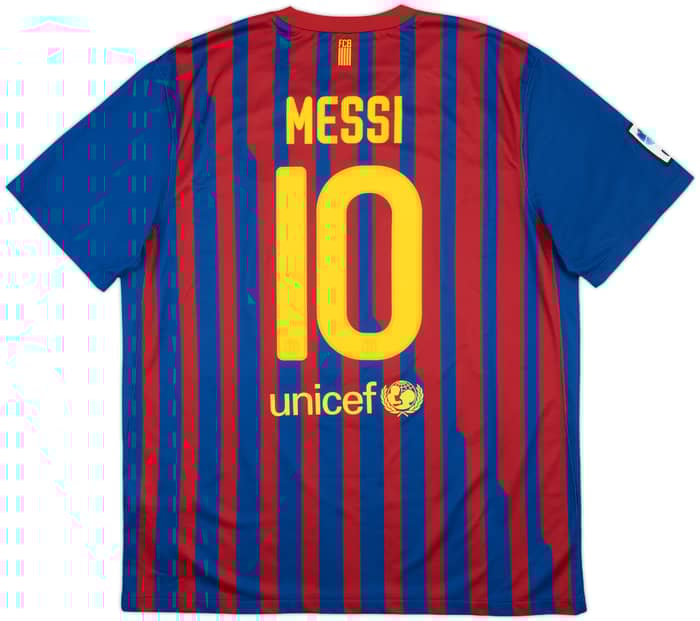 2011-12 Barcelona Home Shirt Messi #10 - 6/10 - (XL)
