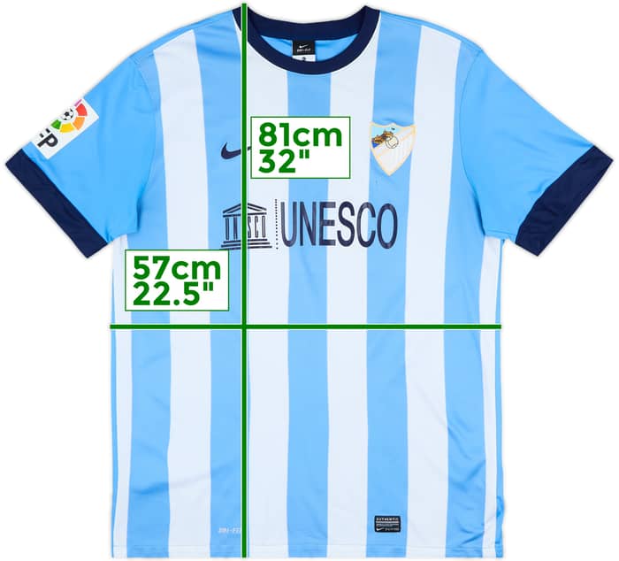 2013-14 Malaga Home Shirt - 4/10 - (XL)