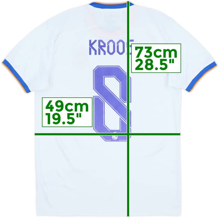 2021-22 Real Madrid Home Shirt Kroos #8 - 8/10 - (M)