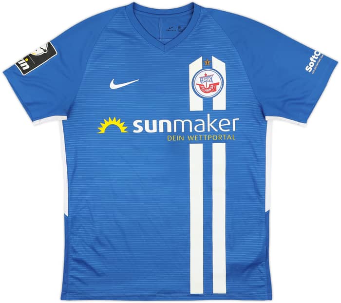 2019-20 Hansa Rostock Home Shirt #12 - 9/10 - (L)