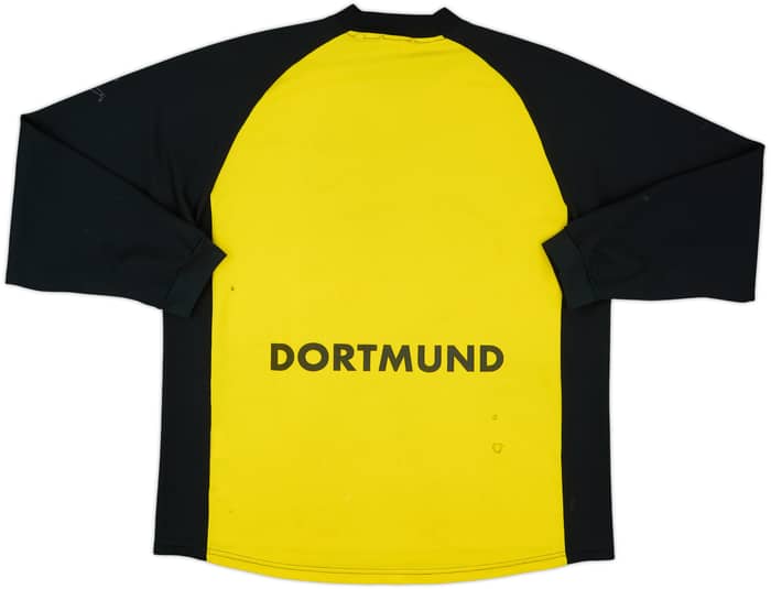 2001-02 Borussia Dortmund Home L/S Shirt - 3/10 - (XL)
