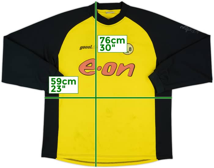 2001-02 Borussia Dortmund Home L/S Shirt - 3/10 - (XL)