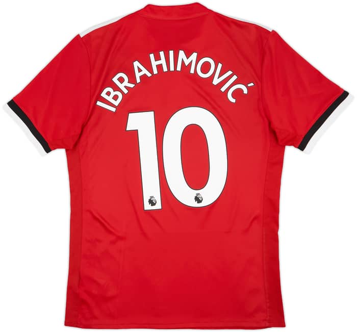2017-18 Manchester United Home Shirt Ibrahimovic #10 - 5/10 - (M)
