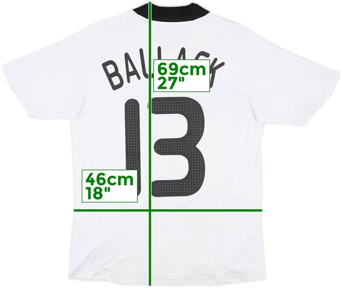 2008-09 Germany Home Shirt Ballack #13 - 5/10 - (M)