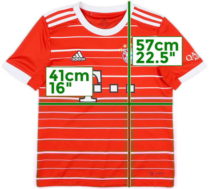 2022-23 Bayern Munich Home Shirt - 9/10 - (M.Boys)