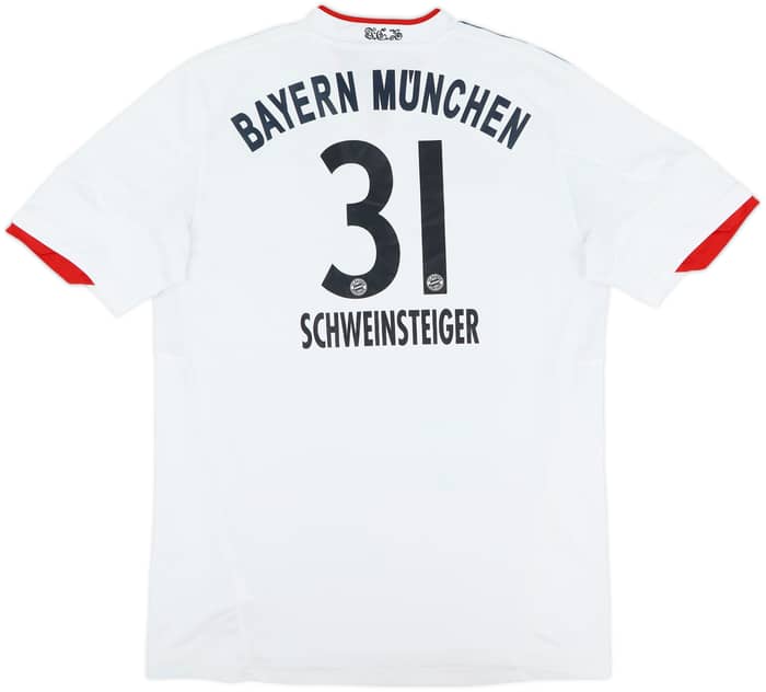 2010-11 Bayern Munich Away Shirt Schweinsteiger #31 - 4/10 - (XL.Boys)