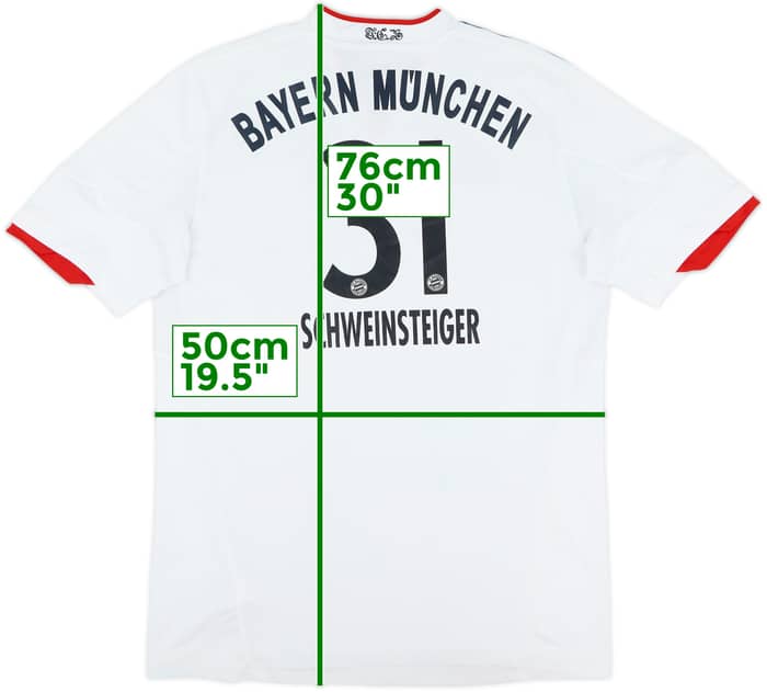 2010-11 Bayern Munich Away Shirt Schweinsteiger #31 - 4/10 - (XL.Boys)