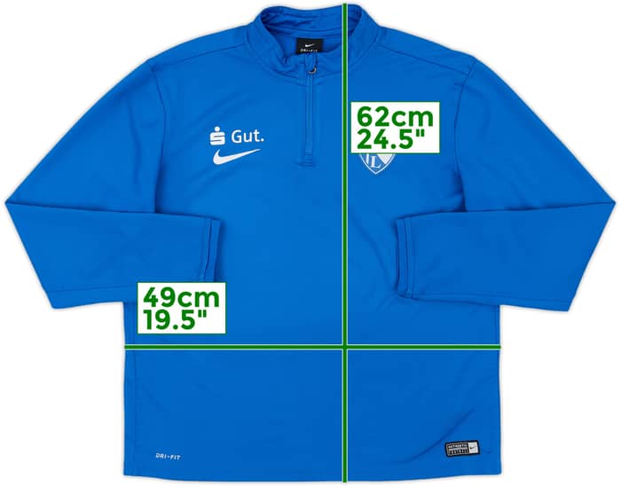 2016-17 Bochum Nike 1/4 Zip Training Top - 8/10 - (XL.Boys)
