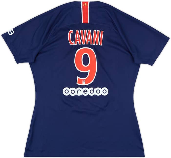 2018-19 Paris Saint-Germain Home Shirt Cavani #9 - 7/10 - (Women's M)