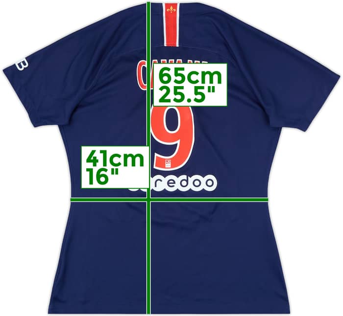 2018-19 Paris Saint-Germain Home Shirt Cavani #9 - 7/10 - (Women's M)