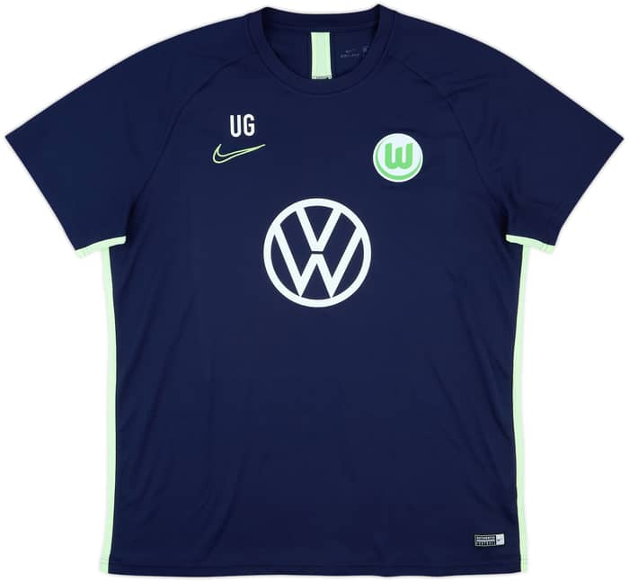 2019-20 Wolfsburg Nike Staff Issue Training Shirt UG - 9/10 - (XXL)