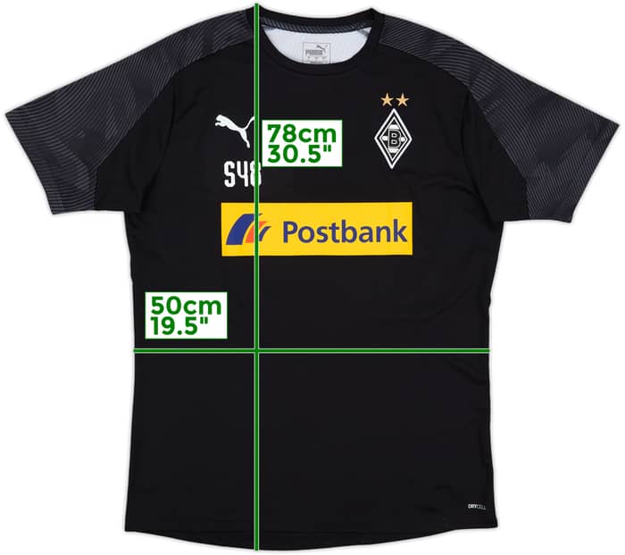 2018-19 Borussia Monchengladbach Puma Player Issue Training Shirt S48 - 10/10 - (L)