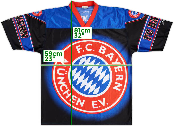 1990s Bayern Munich Nutmeg Graphic Shirt - 8/10 - (L)