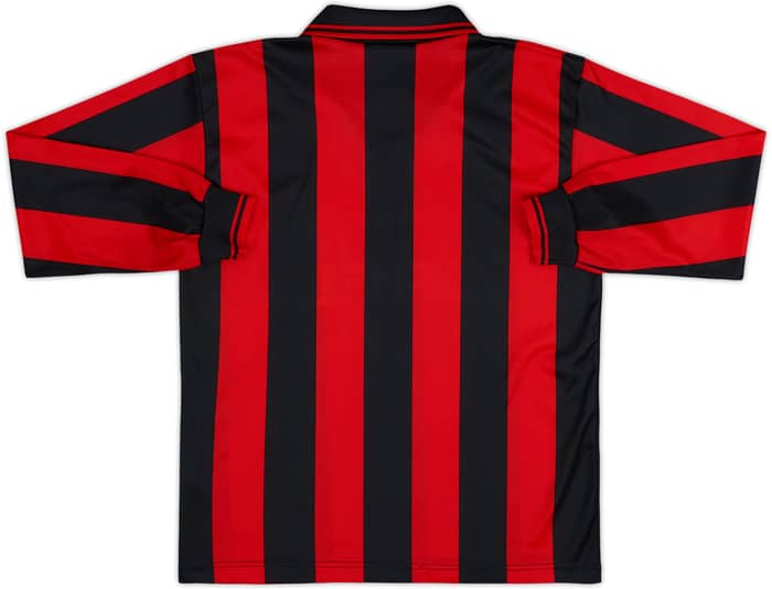 1995-96 AC Milan Home L/S Shirt - 9/10 - (15-16 Years)