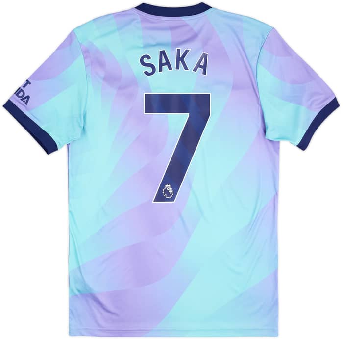 2024-25 Arsenal Third Shirt Saka #7 - 8/10 - (M)