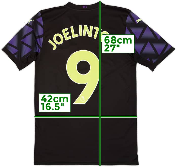 2020-21 Newcastle Third Shirt Joelinton #9 - 10/10 - (S)