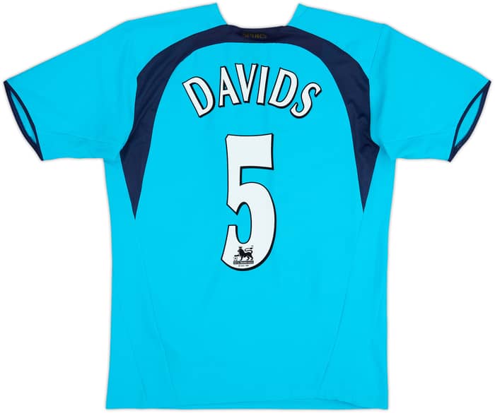 2006-07 Tottenham Away Shirt Davids #5 - 9/10 - (M)