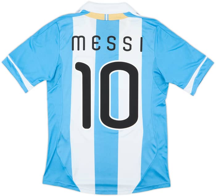 2011-13 Argentina Home Shirt Messi #10 - 8/10 - (S)
