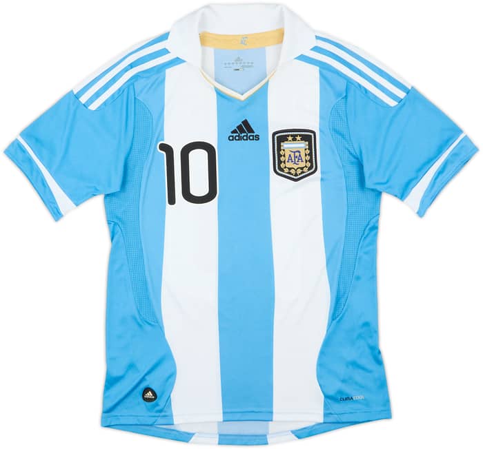 2011-13 Argentina Home Shirt Messi #10 - 8/10 - (S)