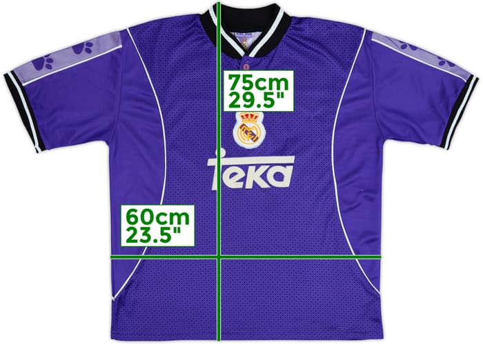 1997-98 Real Madrid Away Shirt - 5/10 - (XL)