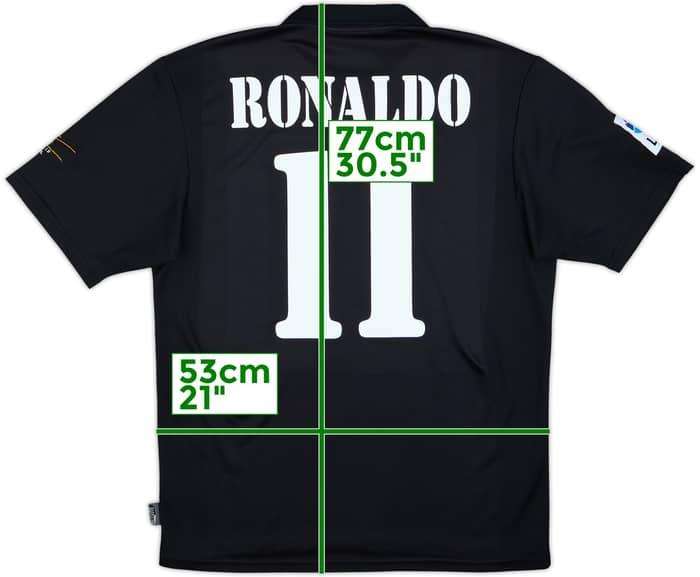 2002-03 Real Madrid Centenary Away Shirt Ronaldo #11 - 6/10 - (M)