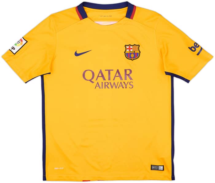 2015-16 Barcelona Away Shirt Messi #10 - 8/10 - (13-15 Years)