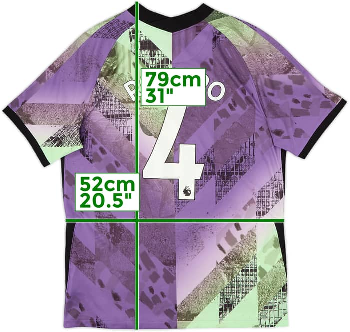 2021-22 Tottenham Third Shirt Romero #4 - 8/10 - (L)