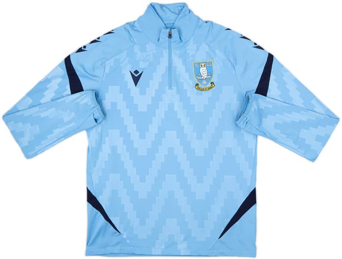 Top de entrenamiento con cremallera 1/4 Macron del Sheffield Wednesday 2021-22 - 8/10 - (M)