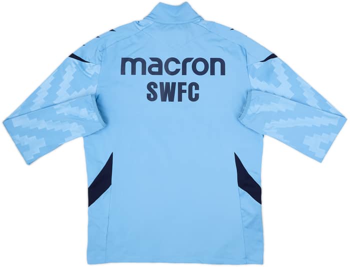 Top de entrenamiento con cremallera 1/4 Macron del Sheffield Wednesday 2021-22 - 8/10 - (M)