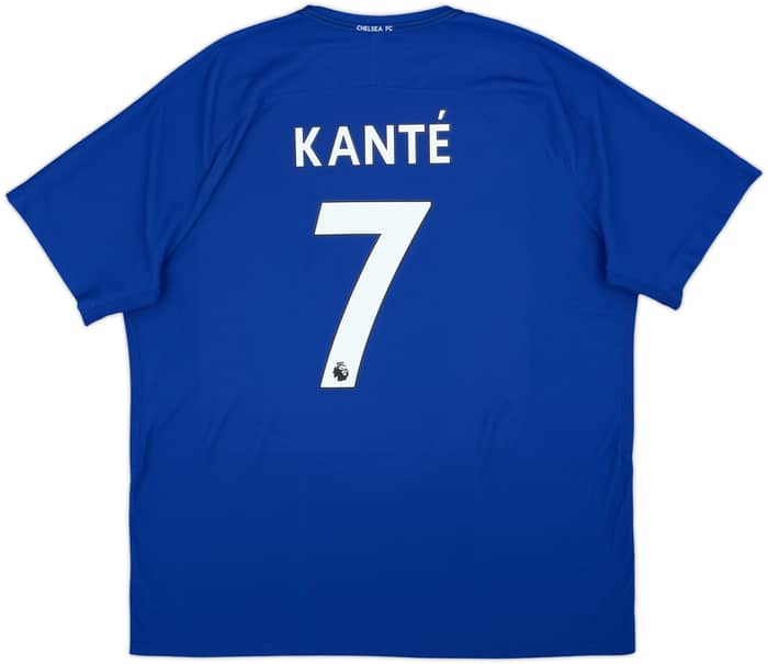 2017-18 Chelsea Authentic Home Shirt Kante #7 - 8/10 - (XXL)