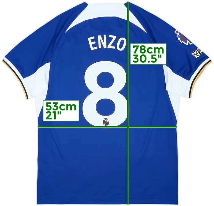 2023-24 Chelsea Home Shirt Enzo #8 - 10/10 - (L)