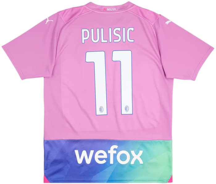 2023-24 AC Milan Third Shirt Pulisic #11 - 8/10 - (M)