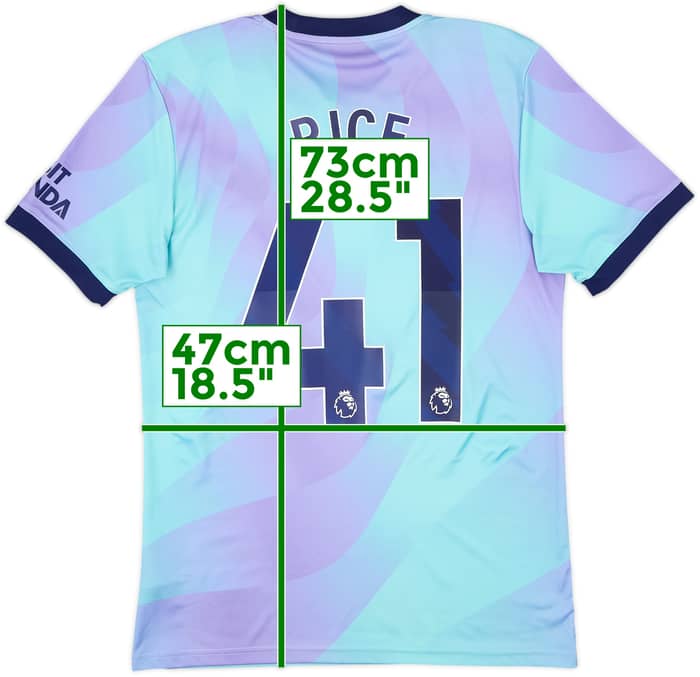2024-25 Arsenal Third Shirt Rice #41 - 6/10 - (S)