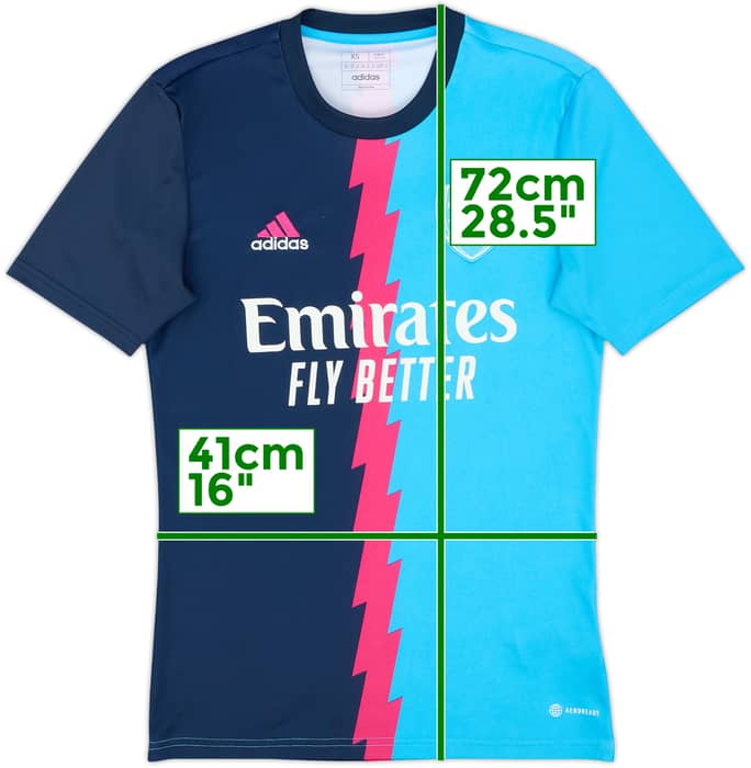 2022-23 Arsenal adidas Training Shirt - 8/10 - (XS)